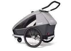 Croozer Kid Keeke 2 Kinderanhänger 23 Croozer Kid Keeke 2 Kinderanhänger -Fahrrad Verkauf 121001620 croozer kid keeke 2 seite 01 stone grey 2020 web 1000 x 1000