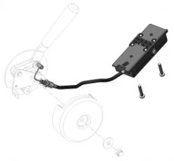 Croozer ETBremseinheit Kid Plus Ab 2018 Rechts, Inkl. Bremszug