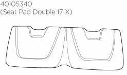 Thule Chariot Cross 2 Ersatzteil Seat Pad - Double 17-X