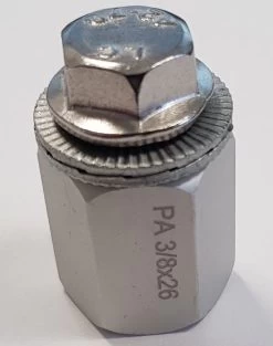 Qeridoo Polygon-Adapter 3/8x26 Shimano Nexus