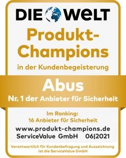 Abus Bordo Big 6000/120 Black SH Gl. -Fahrrad Verkauf produkt champions branchengewinner gold abus 2021 3