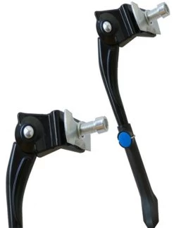 Seitenstütze Alu Schwarz